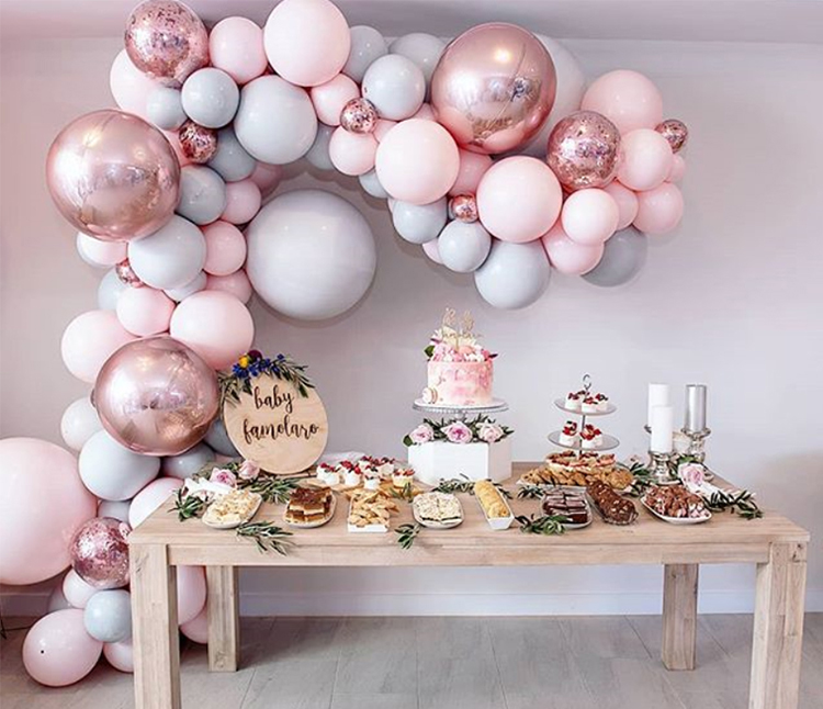 Elegant Balloon Garland for Wedding Party 323 pcs Set